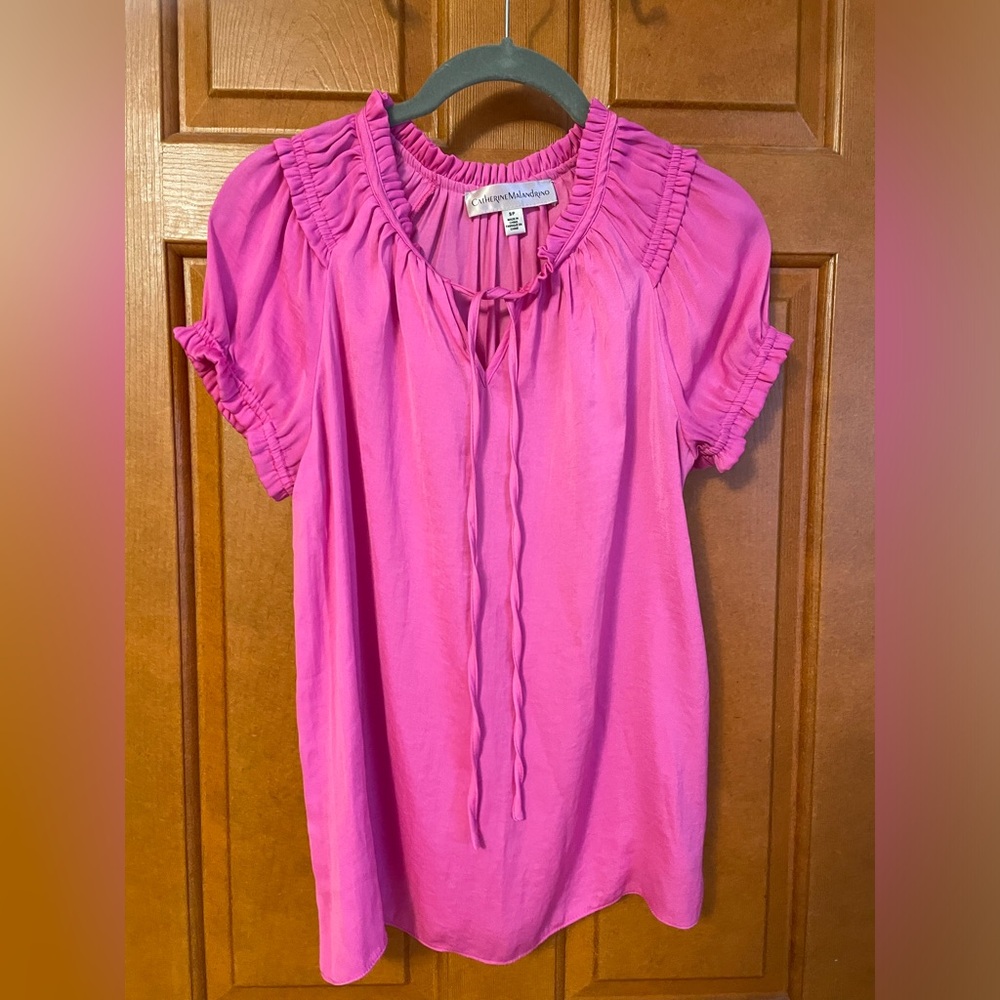 Pink Catherine Malandrino Shirt